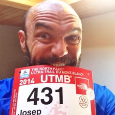 En Josep Serra el dorsal 431 de l'UTMB 2014